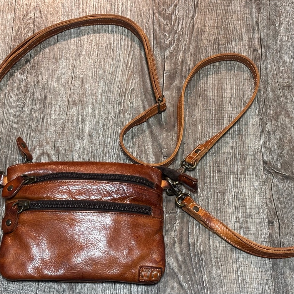 BED|STÜ Leather Crossbody Belt Bag Wristlet